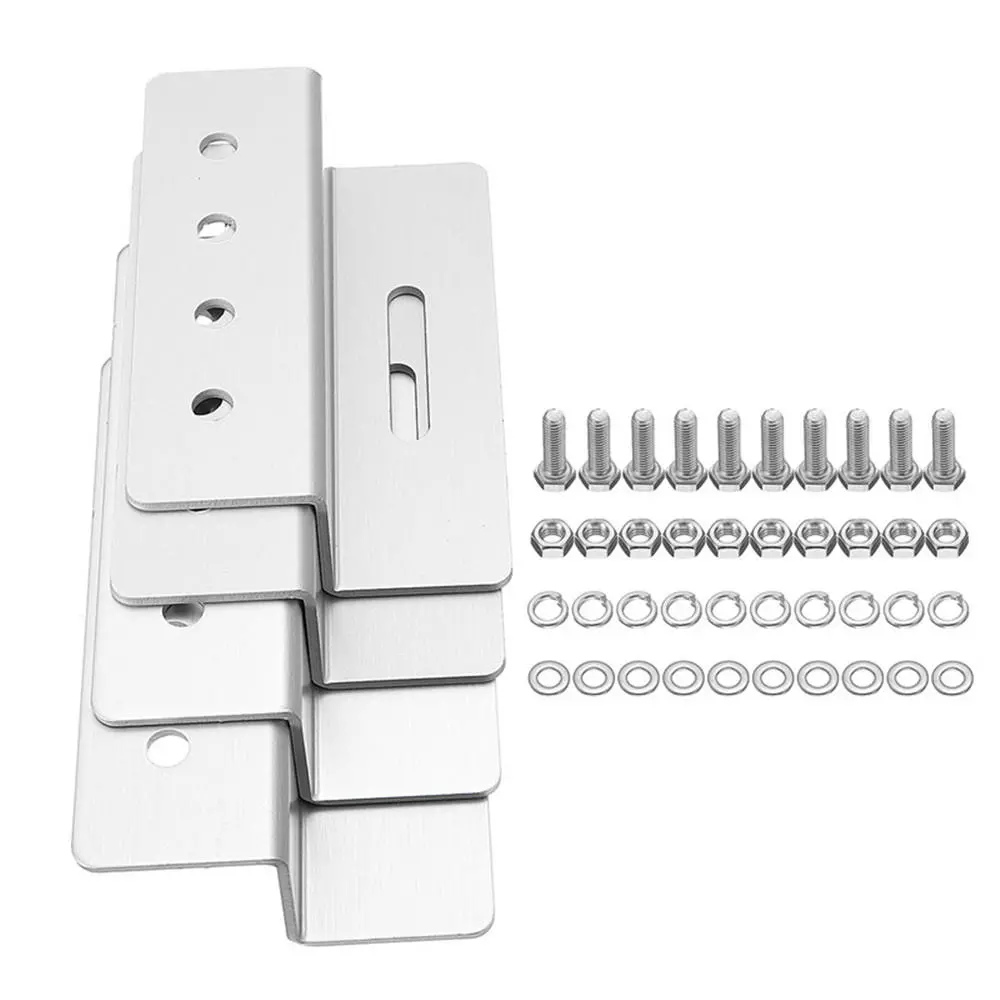 Solar Panel Mounting Z Brackets Kit - 4pcs Aluminum Alloy for Motorhome & Yacht