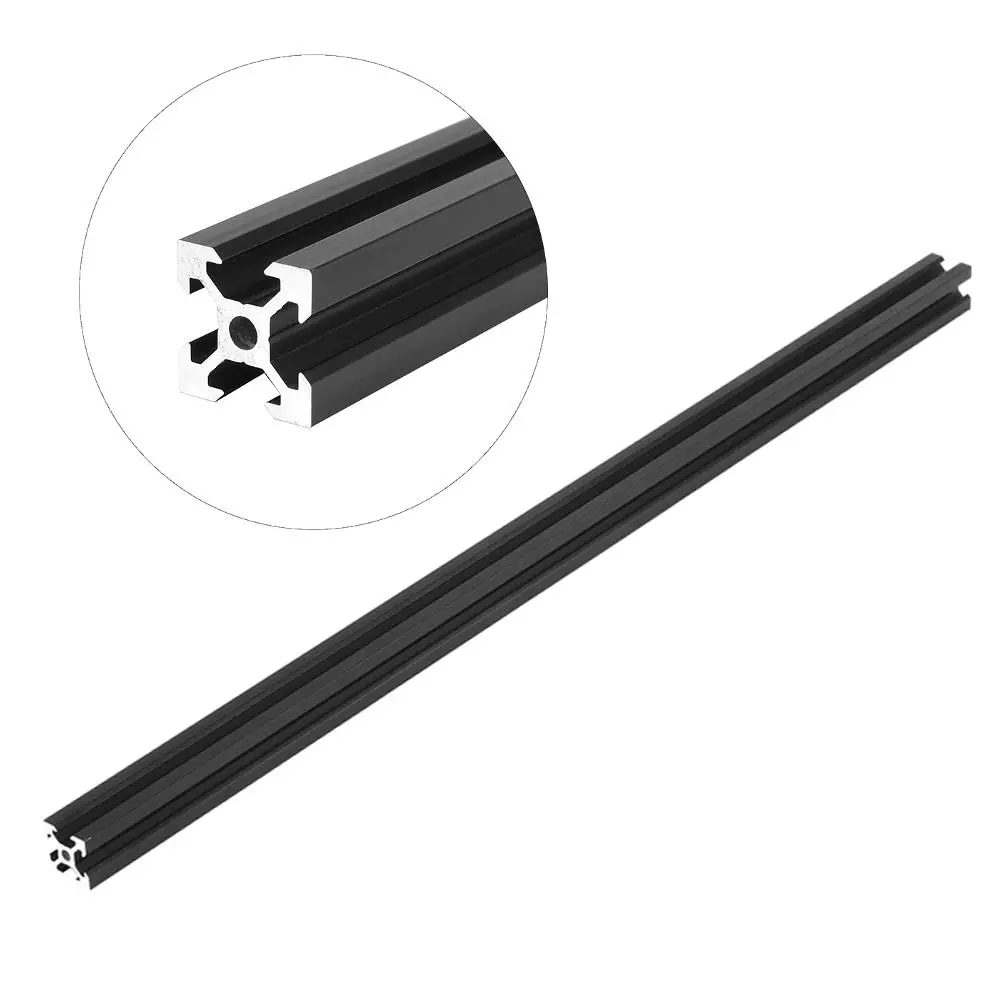 Machifit 500mm Black 2020 V-Slot Aluminum Profile | CNC Frame Extrusion
