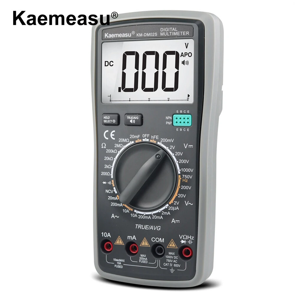 Kaemeasu KM-DM02S Digital Multimeter | True RMS & Voice Broadcast | NCV Detection