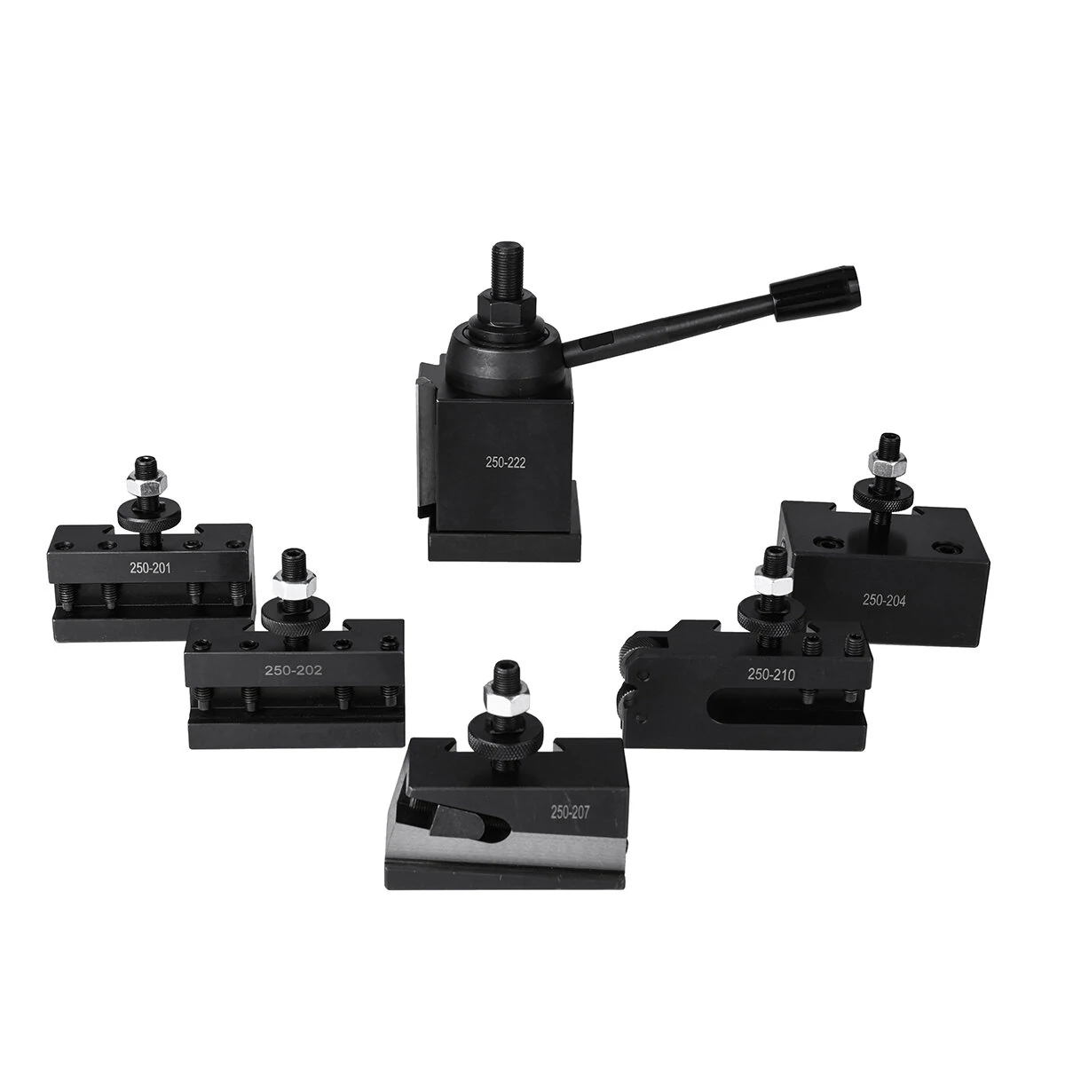 DEMOKE 250 Series Quick Change Tool Post System | High Precision Rigidity | 1/4-5/8 Tool Bit Range