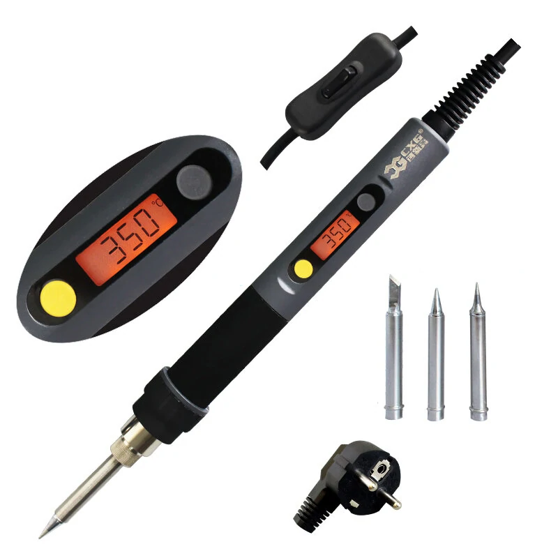 CXG C60W Solder Iron - LCD Digital Display, 300-450°C, NCT, Electric Soldering Iron