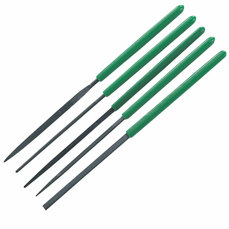 Pro'skit 8PK-605A 5-Piece Needle File Set - For Metal, Glass, Stone & Wood