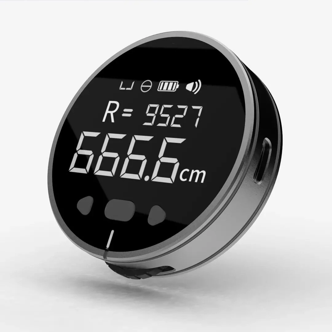 DUKA Little Q Electric Ruler - Laser Distance Meter with HD LCD & Rechargeable