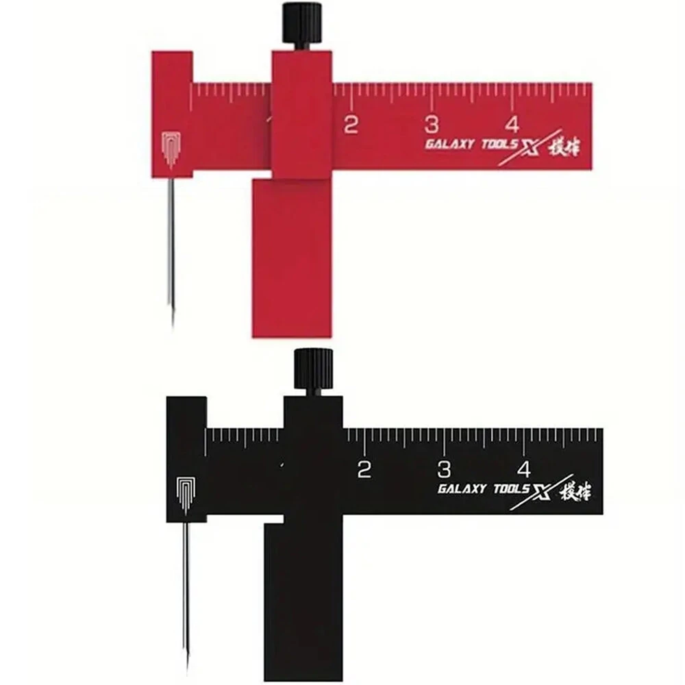 Isometric Parallel Marker - Adjustable T-Square Carving Ruler - Aluminum Alloy & SKH-51 Steel