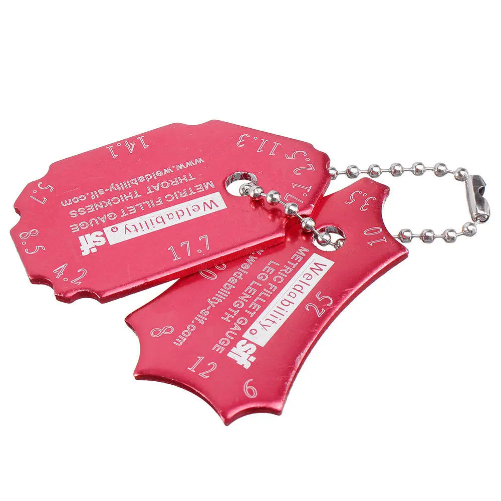 Angle Welding Gauge - 2pcs Weld Seam Test Ruler | Accurate Ulnar Inspection Scale