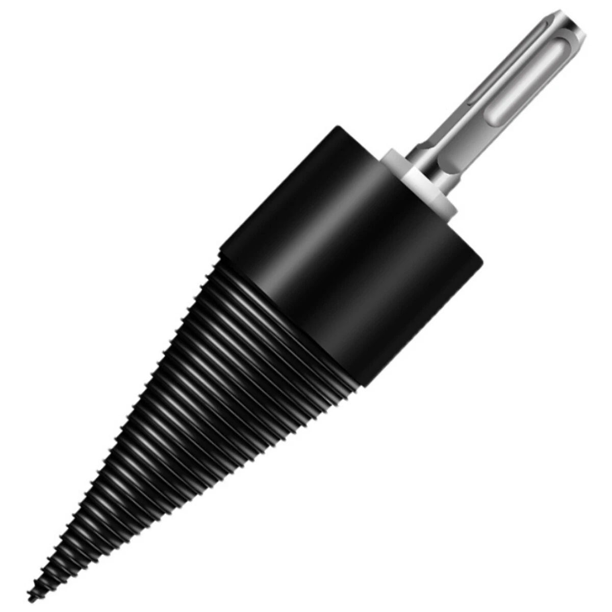 5 PCS Step Drill Bit Set - 42mm & 32mm Firewood Splitter Cone | Hex & Triangle Shank