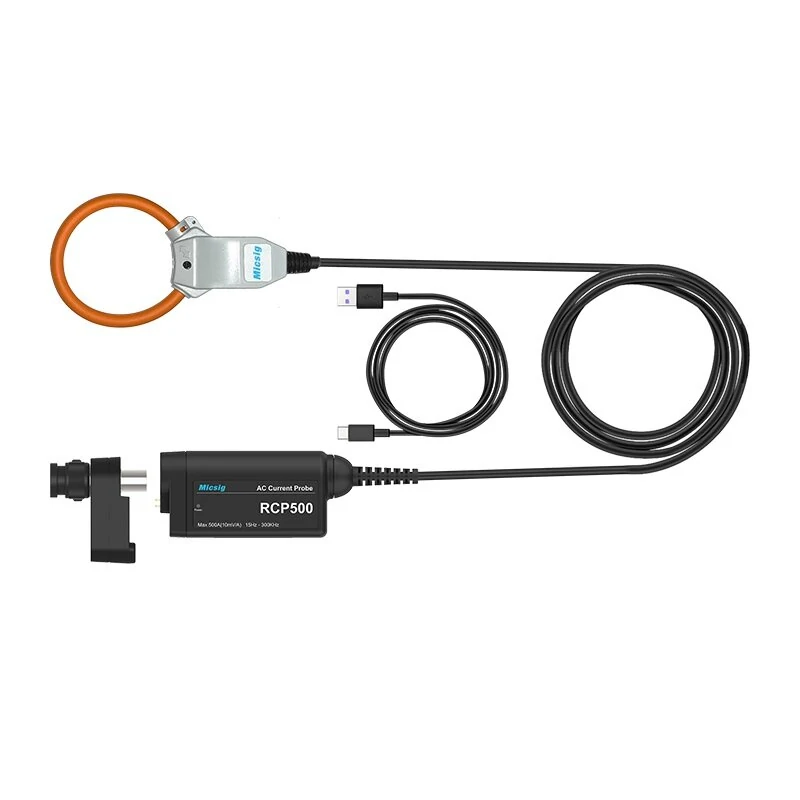Micsig RCP500 Rogowski AC Current Probe | 200mA-500A | 15Hz-300KHz Bandwidth