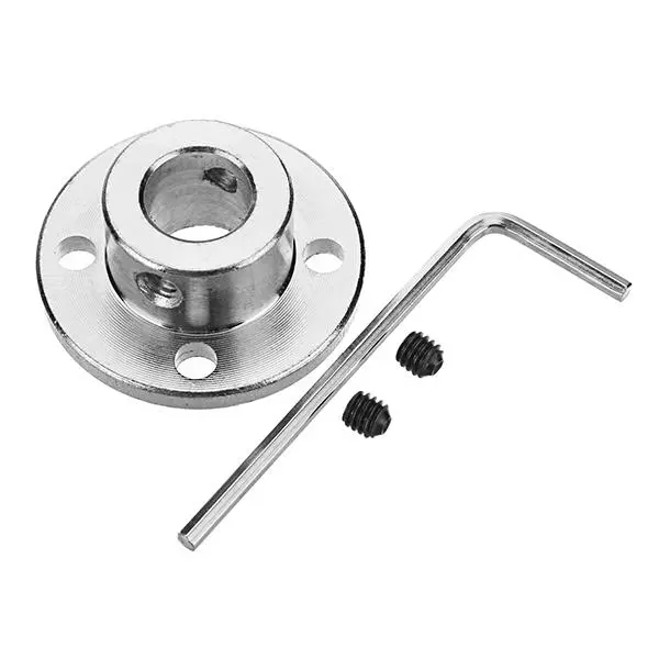 Steel Rigid Flange Coupling - 10mm Shaft Size | Motor Guide & Bearing Fitting