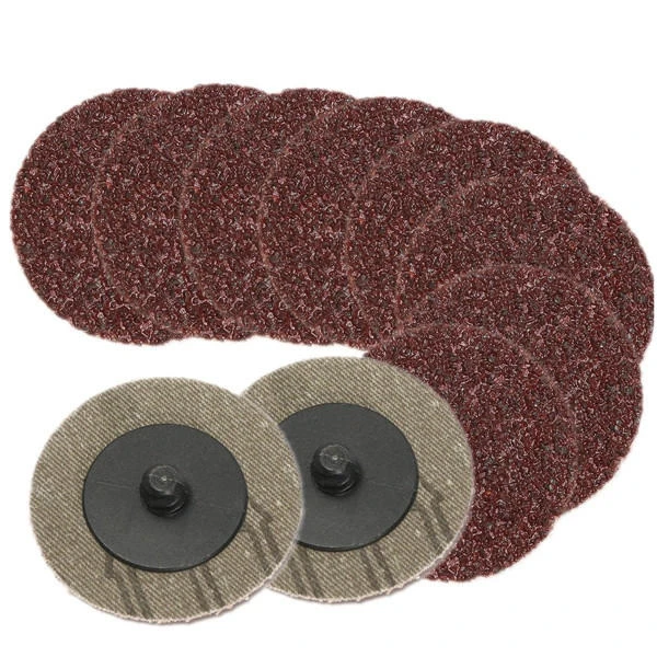 10pcs 2 Inch 50mm 36 Grit Roll Lock Sanding Discs | Abrasive Tools