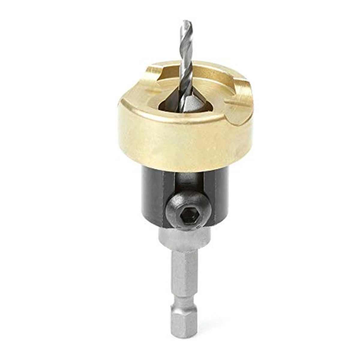 Carbide Tipped 82 Degree Countersink Drill Bit - Adjustable Depth Stop