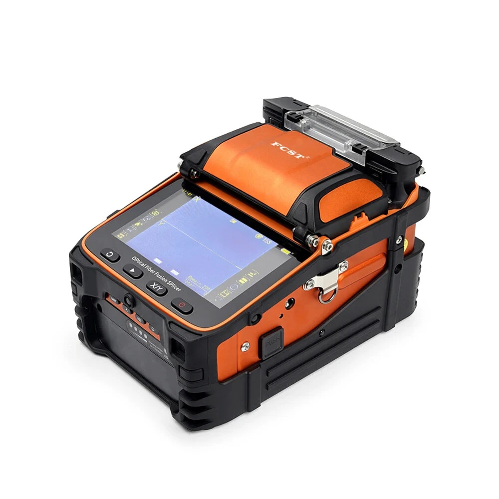 Signal Fire AI-9 Orange Fusion Splicer | 9-in-1 6 Motor Machine | 5s Splice Bluetooth TFT
