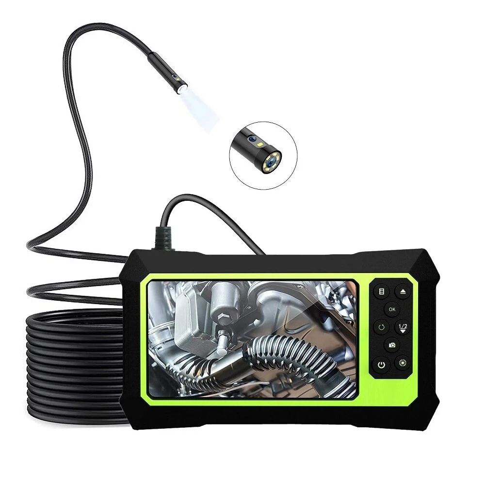 SUNSHINE B315 5M 8mm Dual Camera Borescope | 4.3 LCD 1080P | 6 LEDs Industrial Inspection