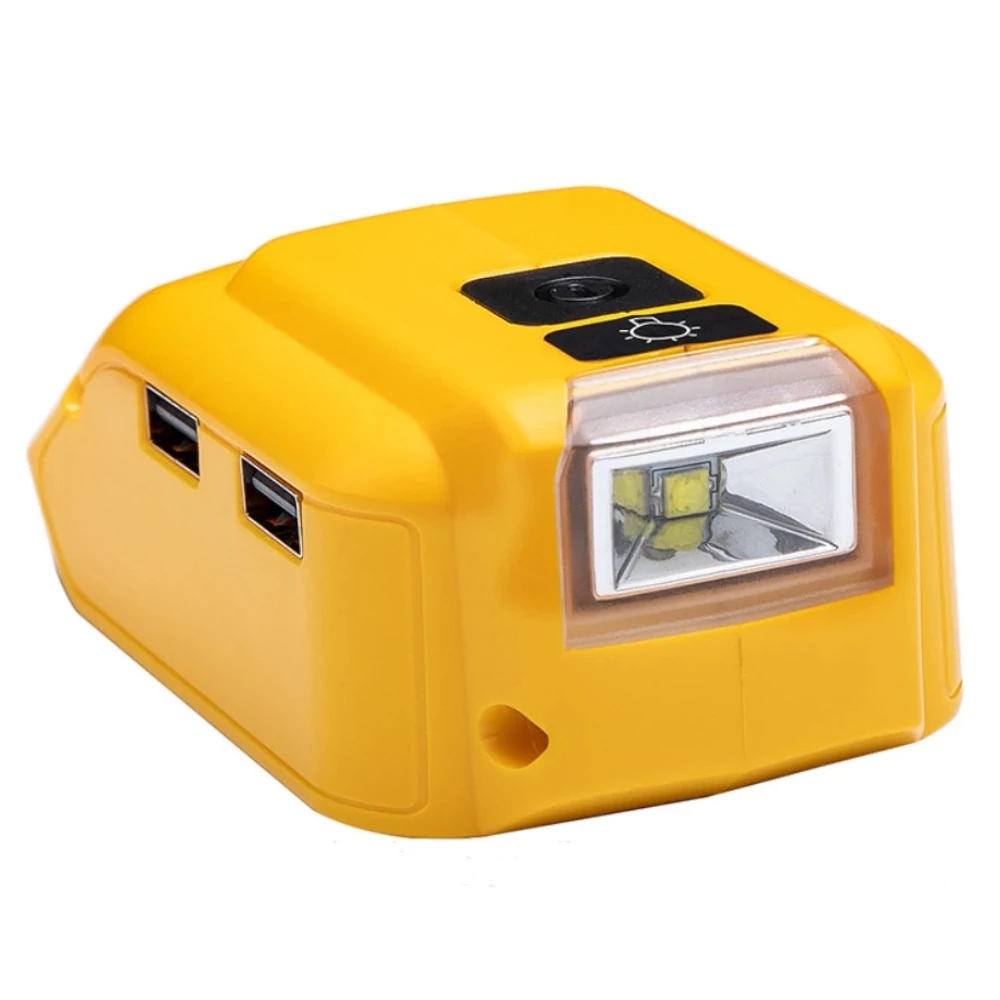 DeWalt LED Work Light - 140 Lumens for 14.4V/18V/20V Batteries with 2 USB Ports