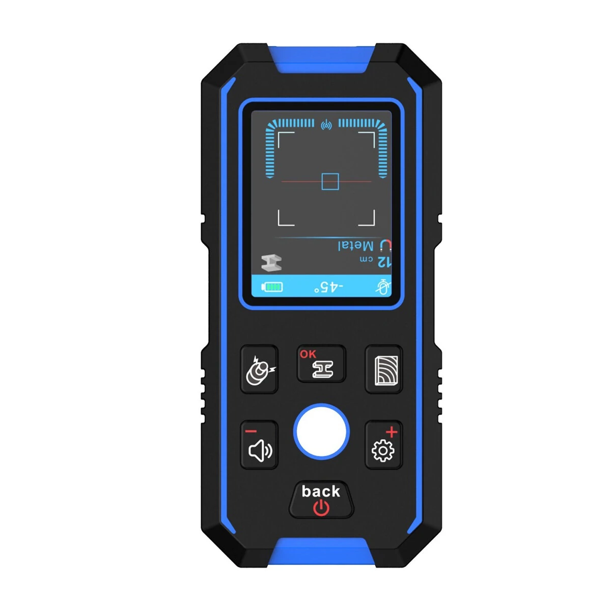 NOYAFA NF-518 Pinpointer Metal Detector | 3-in-1 Wall Scanner for Metal Wood & Live Wires | Handheld Depth Tracker