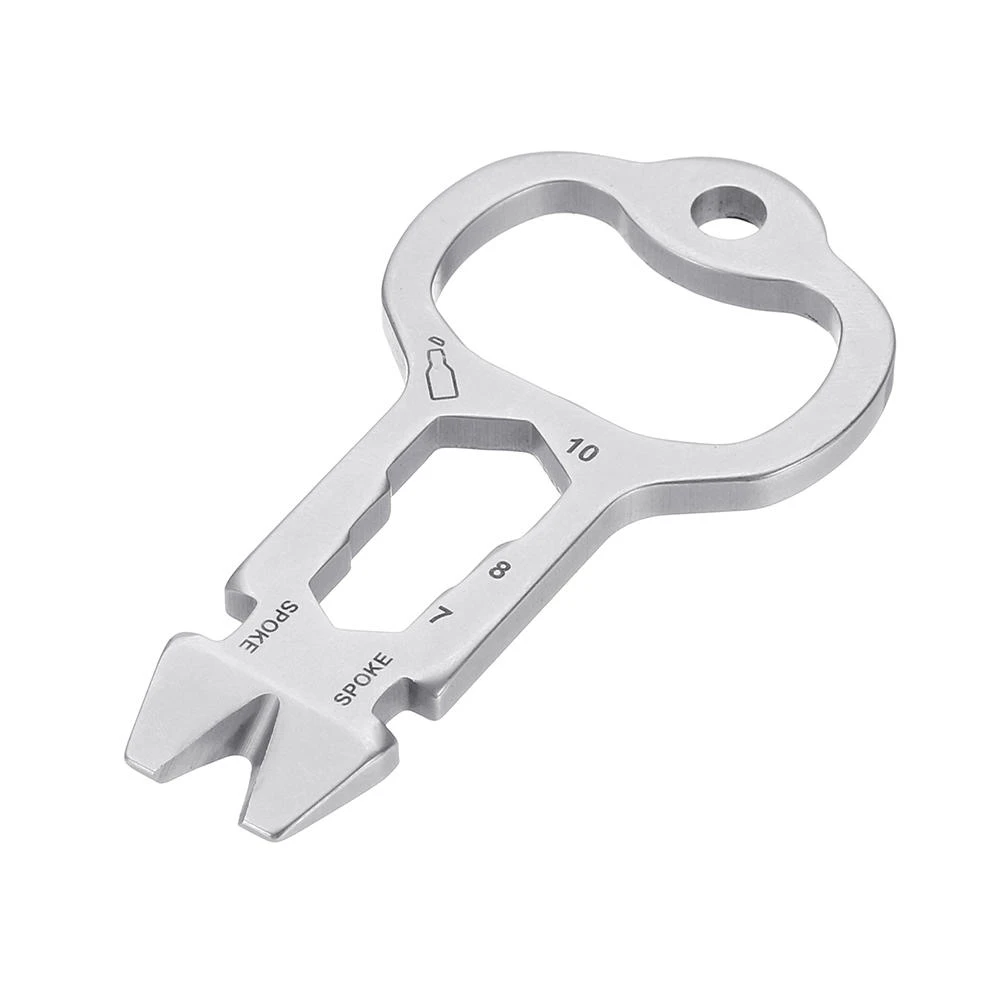 EDC Multi-tool Key Ring - Nail Puller, Bottle Opener, Survival Camping Gadget
