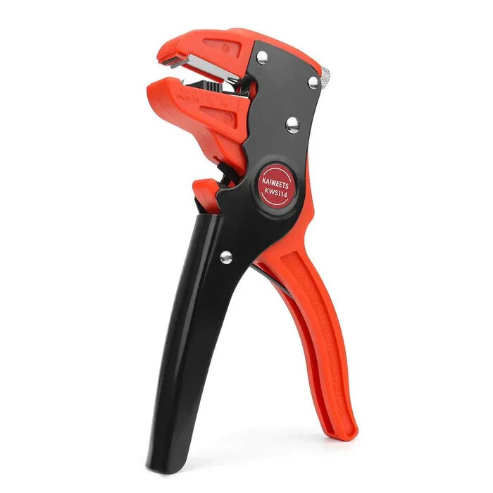 KAIWEETS KWS-114 Automatic Wire Stripper Cutter | Self-Adjusting 10-24 AWG | Adjustable Stopper