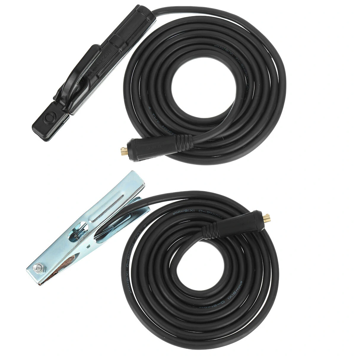 Excellway 200A Welding Ground Clamp Set - for MIG TIG ARC Machine | 1.5M-3M Cable