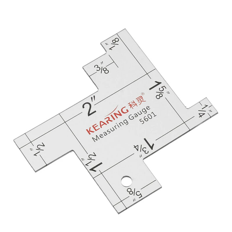 Metal Seam Gauge | Sewing & Quilting Ruler for Measuring, Hemming & Crafts