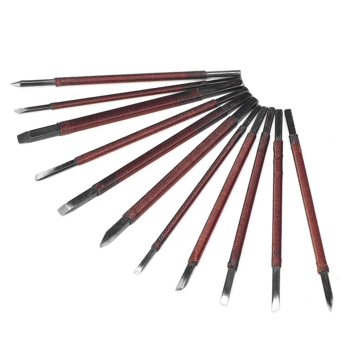 Hand Carving Cutter Tool Kit - 11pcs for Wood Seal & Stone Lettering