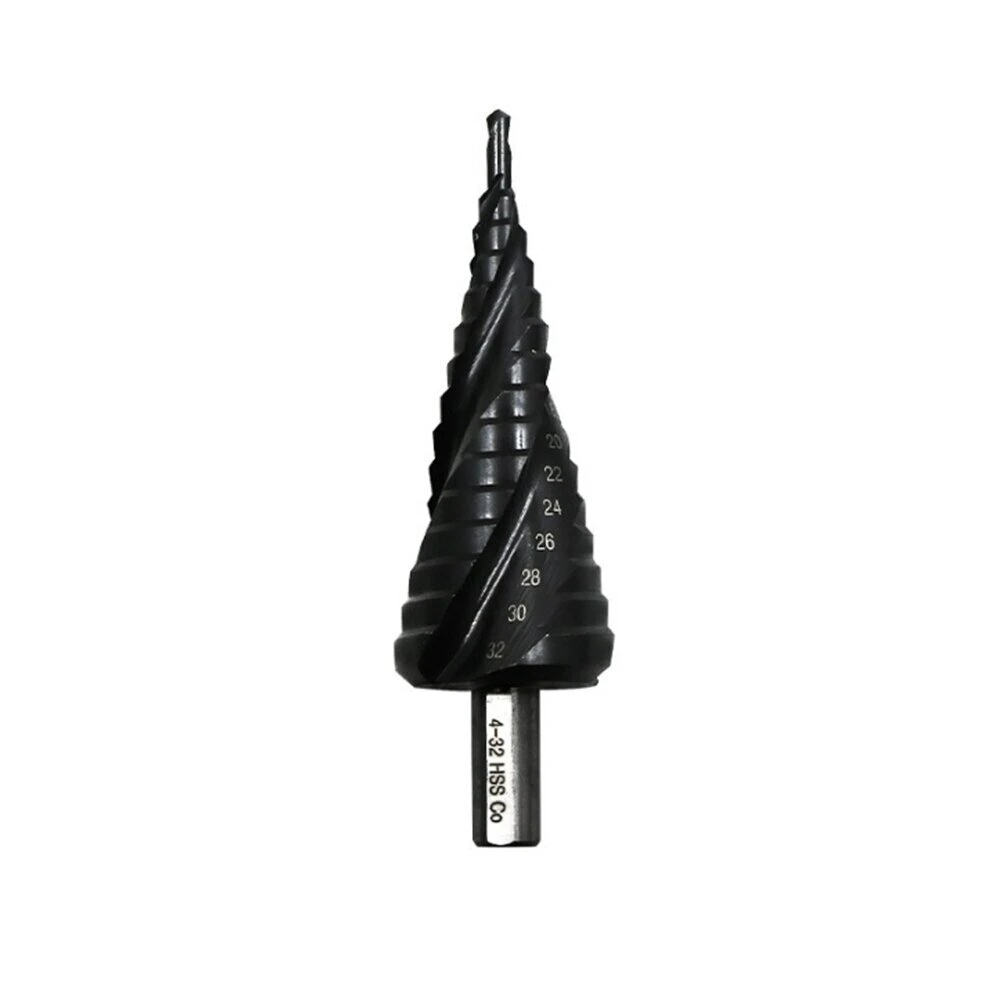 Drillpro 3 Flute Step Drill Bit 4-12mm & 5-23mm | TiAlN Coated M35 Cobalt