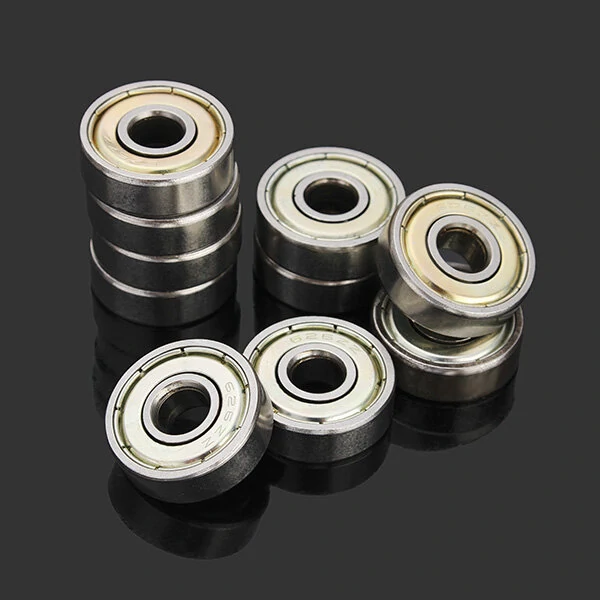 Machifit 10pcs 626ZZ 6x19x6mm Steel Sealed Ball Bearings