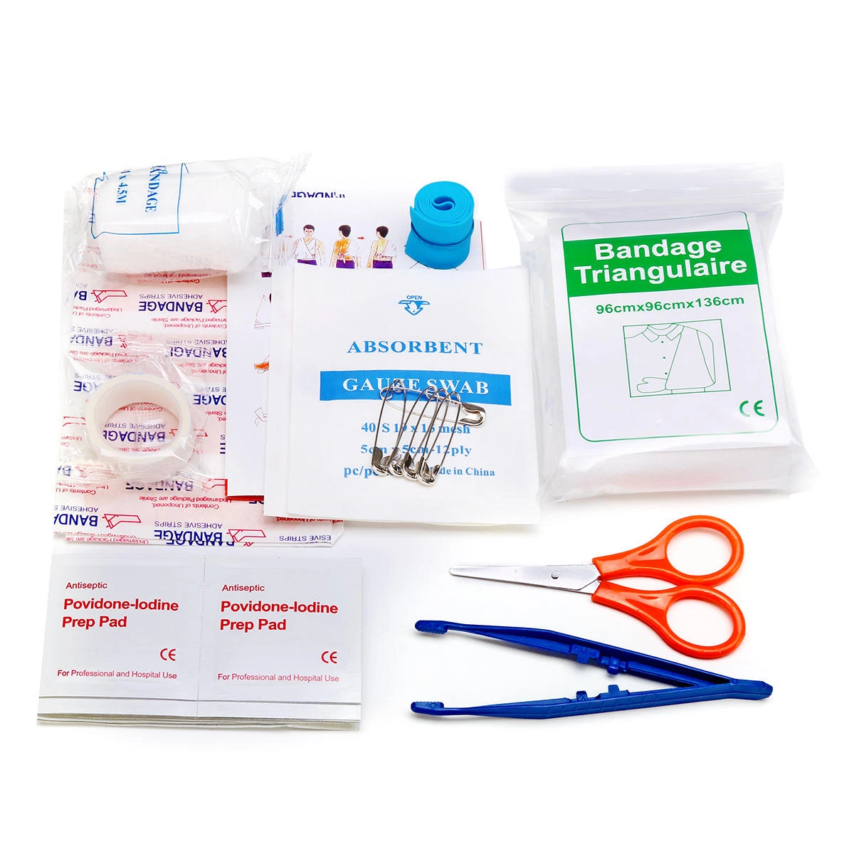 Emergency First Aid Kit - 39 Piece Survival Supplies for Car, Travel & Home