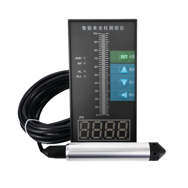 Liquid Level Transmitter | 5-Meter IP65 LED Display | Anti-Clogging Quick Response