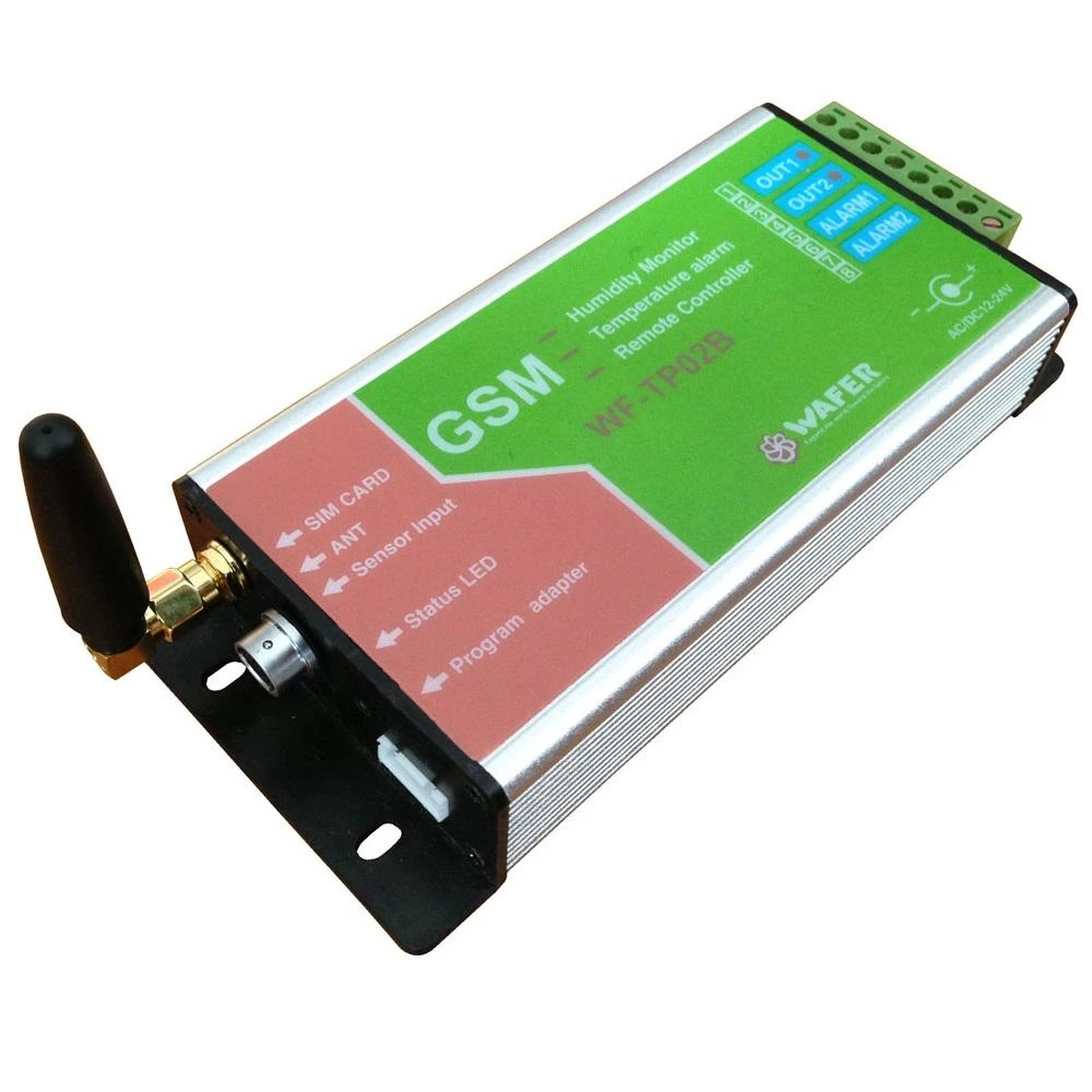 WF-TP02B GSM SMS Remote Controller - Temperature Alarm with 3m Waterproof Sensor