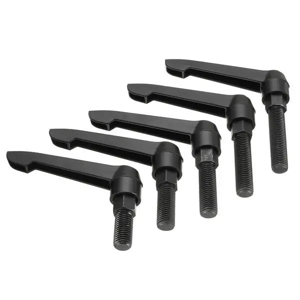M16 Adjustable Clamp Handle Lever - Male Thread for Machinery & Metalworking