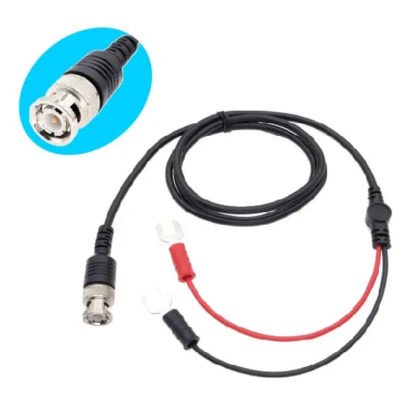 Y108 Oscilloscope Test Cable - BNC to 6mm U-Type | 1.1M 50Ω Pure Copper