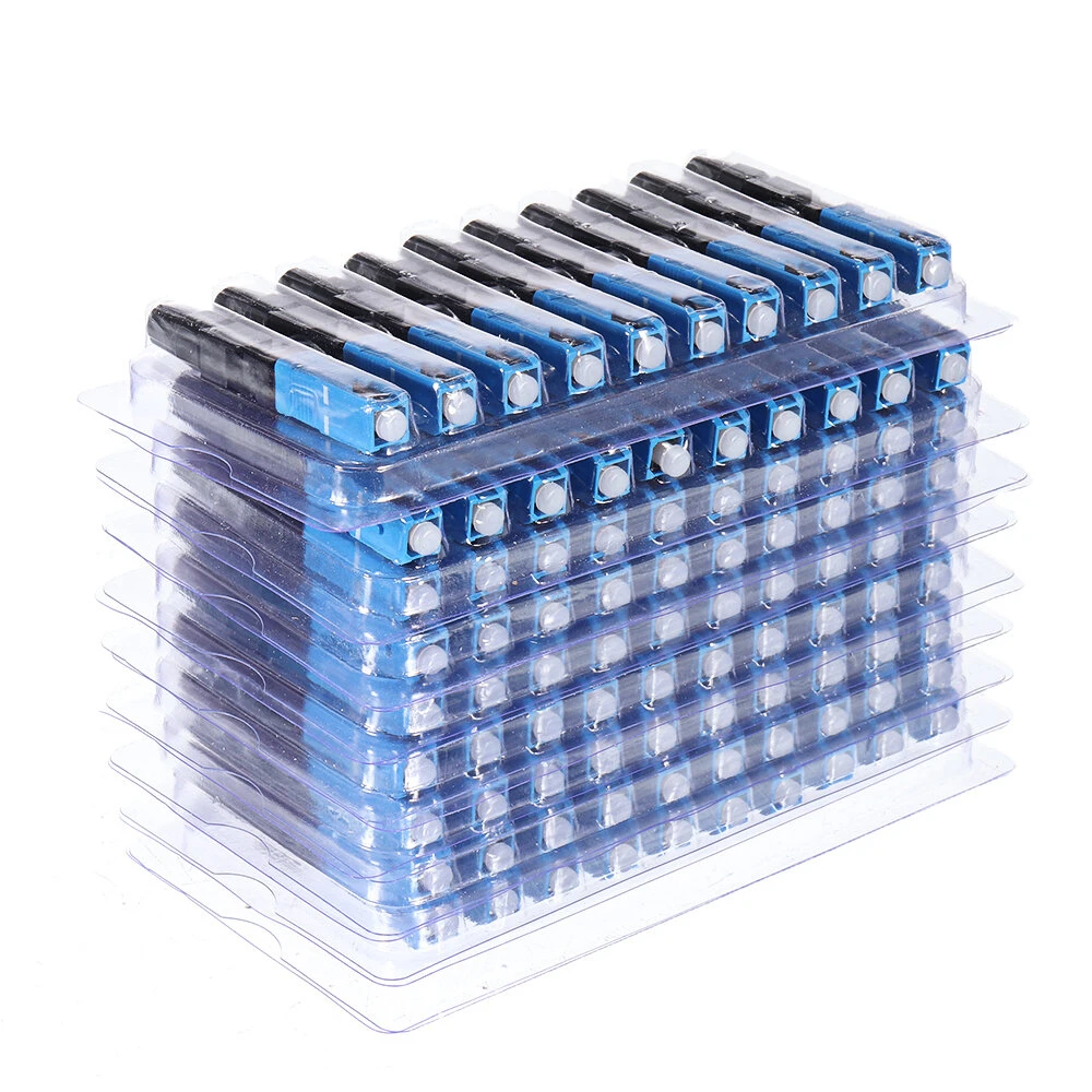 Flip Type 100pcs SC UPC Fiber Optic Cold Connector - Quick & Embedded Telecom Grade