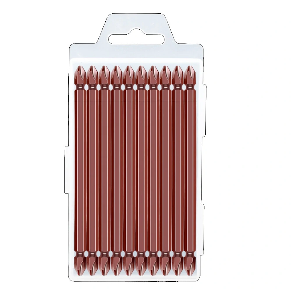 S2 Alloy Steel Cross Screwdriver Bit Set - 10Pcs High Hardness Electric Strong Bits