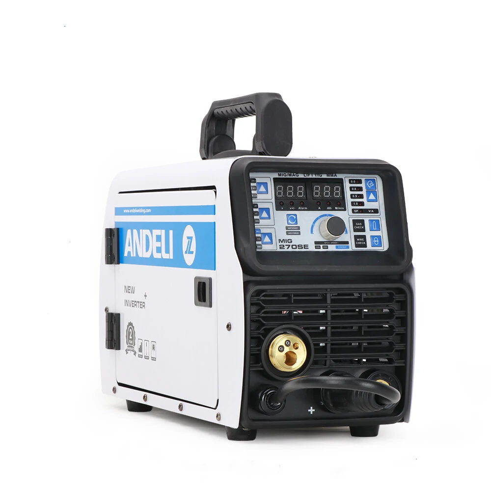 ANDELI MIG-270SE 3-in-1 MIG TIG MMA Welder | 220V Gasless Welding Machine
