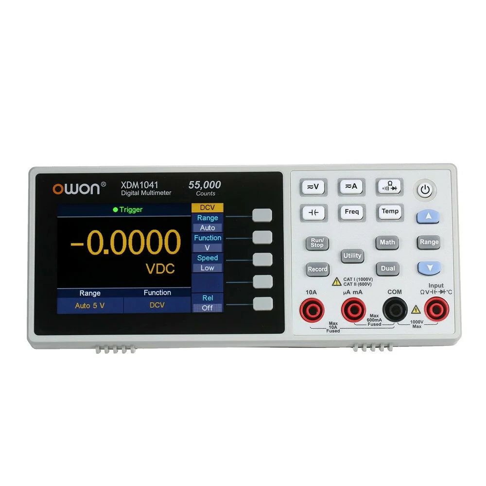 Owon XDM1041 Digital Multimeter | 55000 Counts High Accuracy | 3.5-inch TFT LCD Screen