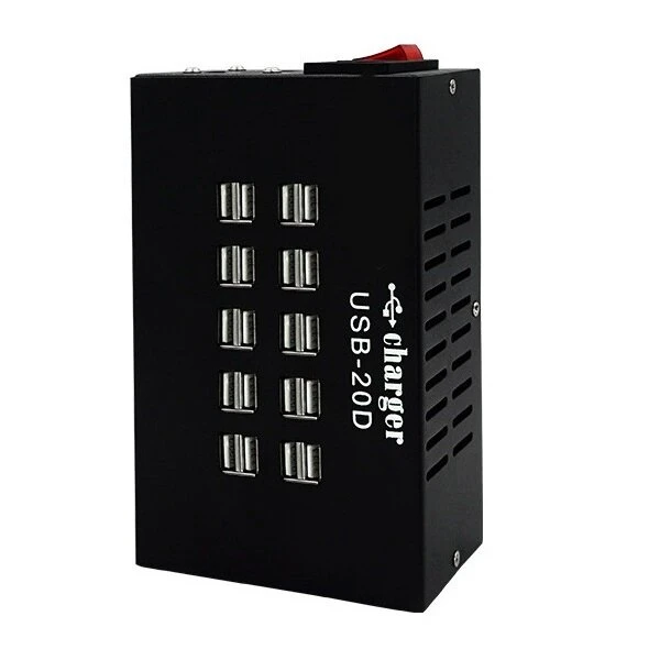 USB-20D Dual Output 16/20 Port Charger | USB Multi Tester for Phone & Tablet