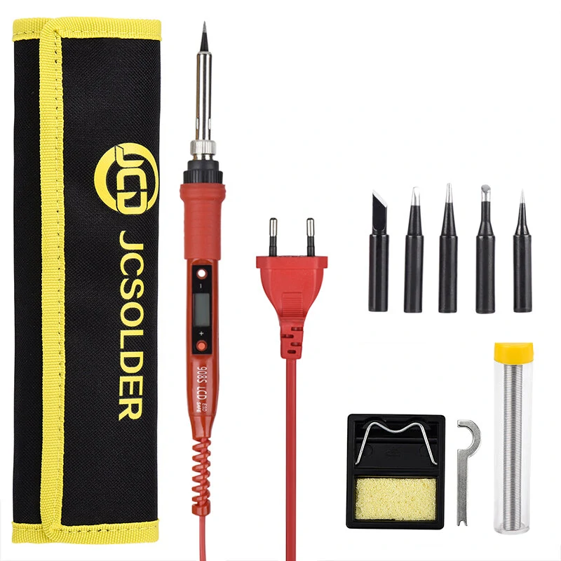JCD 908S 80W Electric Soldering Iron | LCD Digital Display | Adjustable Temperature 220V/110V