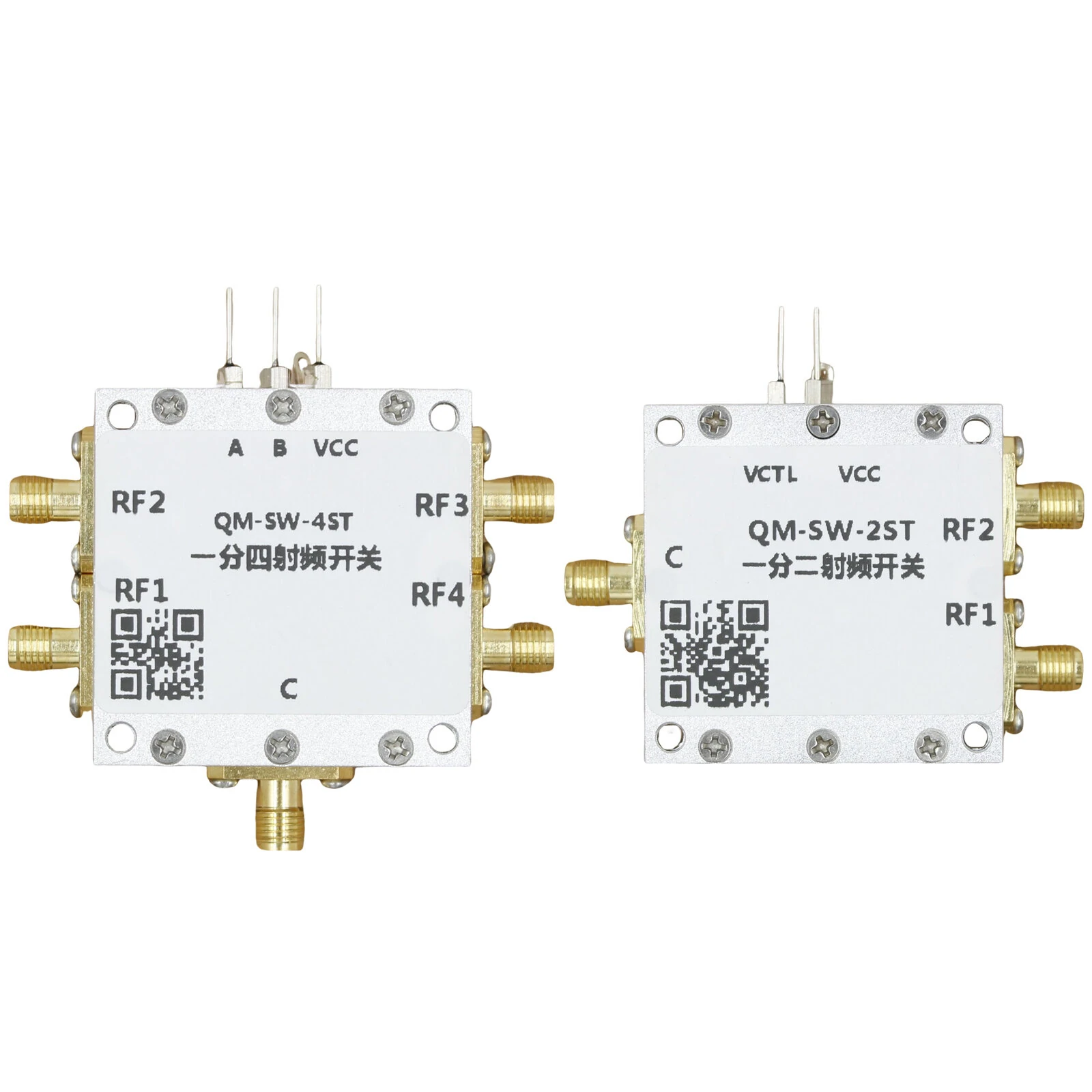 QM-SW-4ST/2ST Microwave RF Switch | 0.1-6GHz Wide Band | Low Insertion Loss & High Isolation