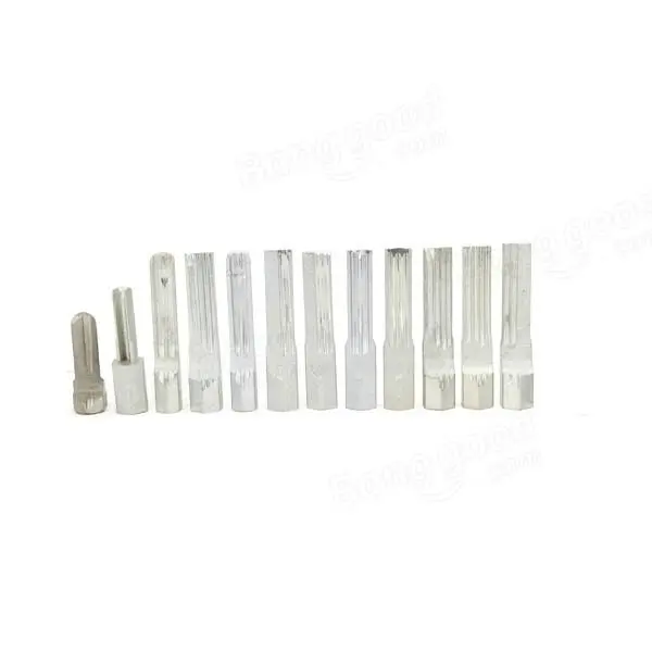 Daniu 12-Pin Cordless Lock Picks Dimple Lock Rotatable Tool Set