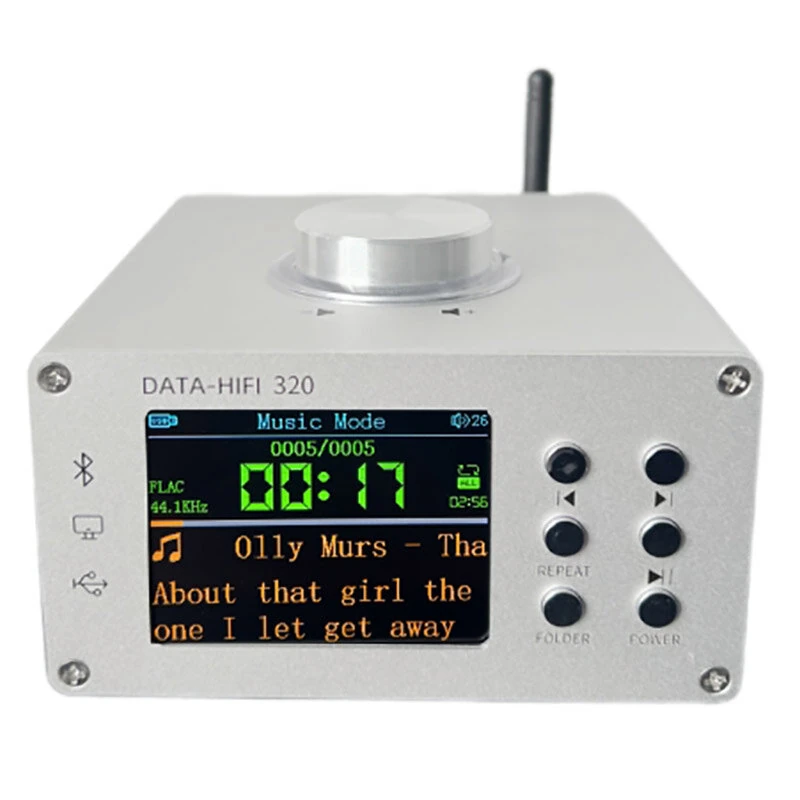 KCX TFT2.8 PLAYER02 Bluetooth 5.3 Audio Decoder Board | 2.8 Inch IPS Screen | MP3 FLAC Playback