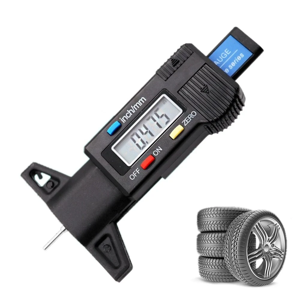 ETOPOO Digital Tire Tread Depth Gauge | Auto Wear Detection & Measuring Tool