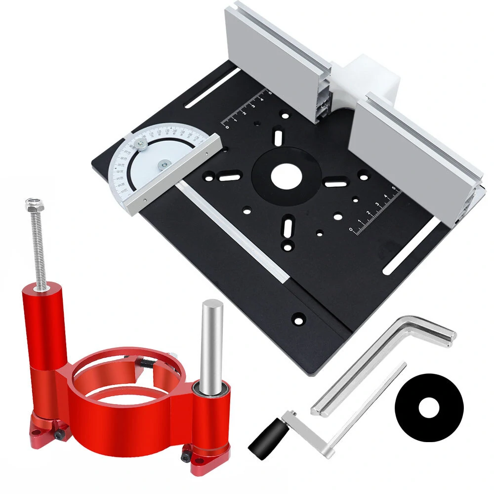 Precision Router Aluminum Lifter - Router Table Insert Set | DIY Woodworking Tool