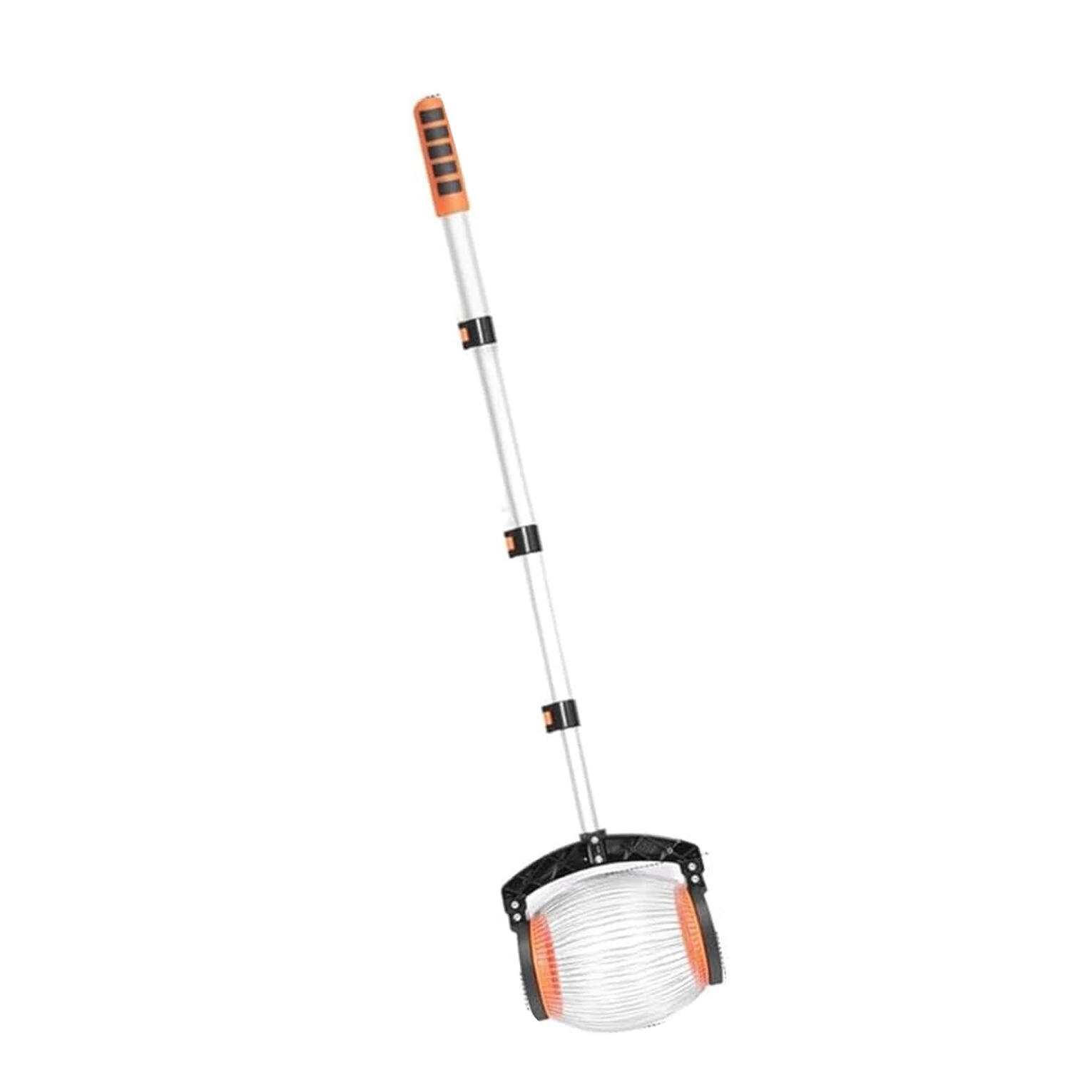 Nut Collector Rolling Garden Nut Harvester - 1-Gallon Capacity | Telescopic Aluminum Handle for Pecans Walnuts Acorns