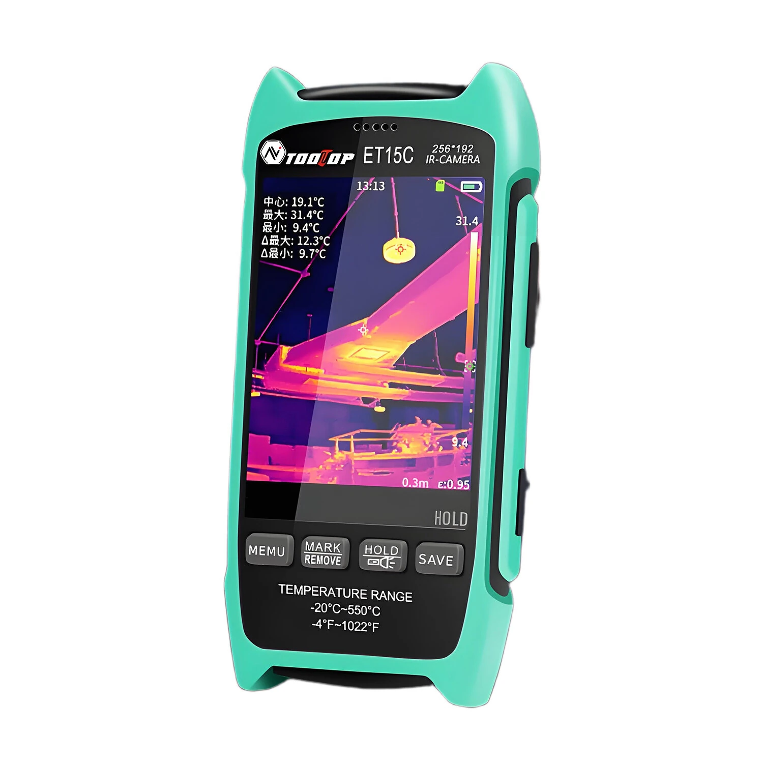 AV TOOLTOP ET15C Thermal Imager | 256x192 High Res -20°C to 550°C | 3.5 Portable Camera
