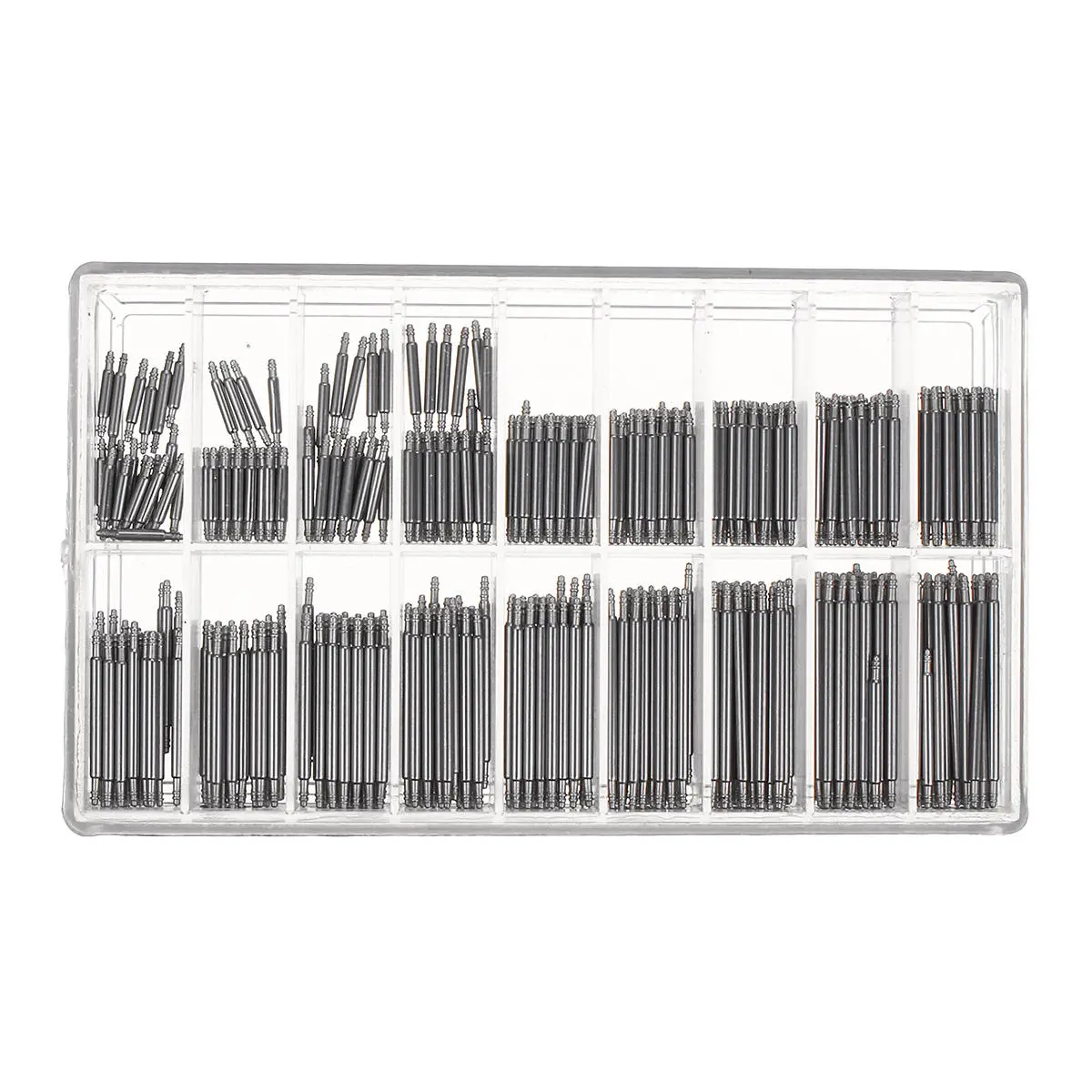 Stainless Steel Watch Repair Set - 360Pcs Spring Bars & Link Pins 8-25mm