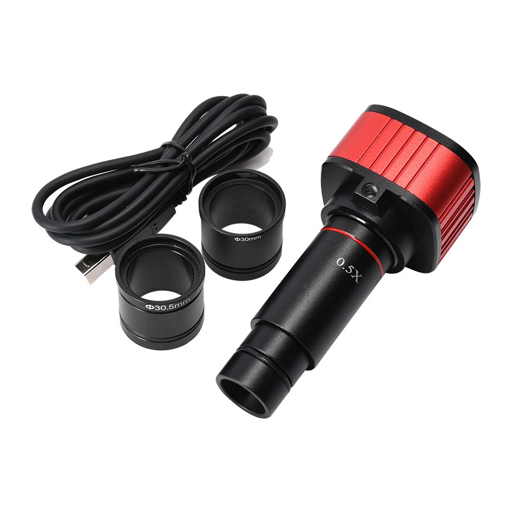 12MP USB Digital Microscope Camera - CMOS Eyepiece for Binocular Trinocular
