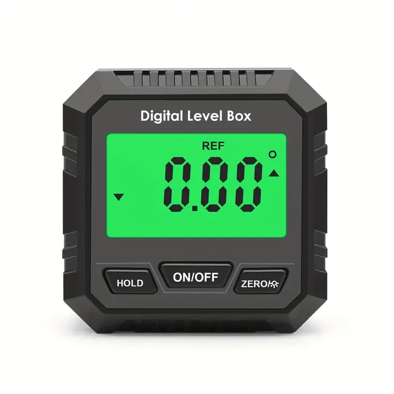 360 Degree Digital Level Angle Gauge | Electronic Magnetic Base & Backlight | Mini Measuring Protractor Inclinometer