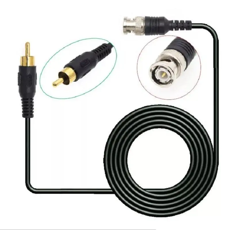 Y110 BNC to RCA Test Cable - 5Pcs 1.5M Cuttings for Oscilloscope