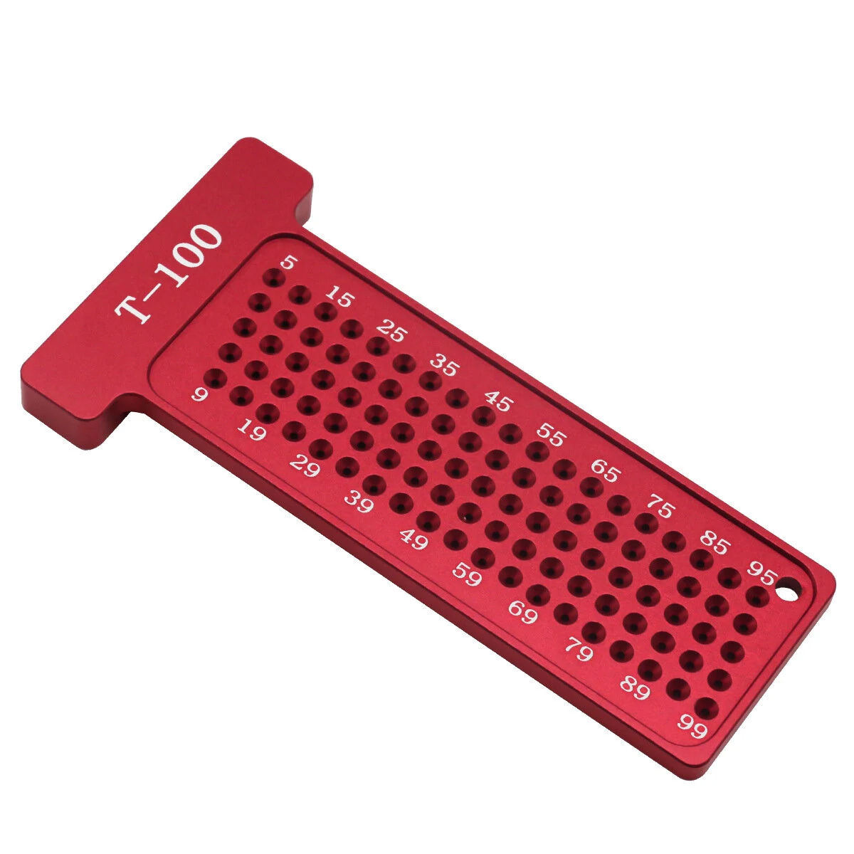 T-Type Woodworking Scriber - 100mm & 4 Inch Dual Scale T-Ruler | Precision Pocket Marking Gauge