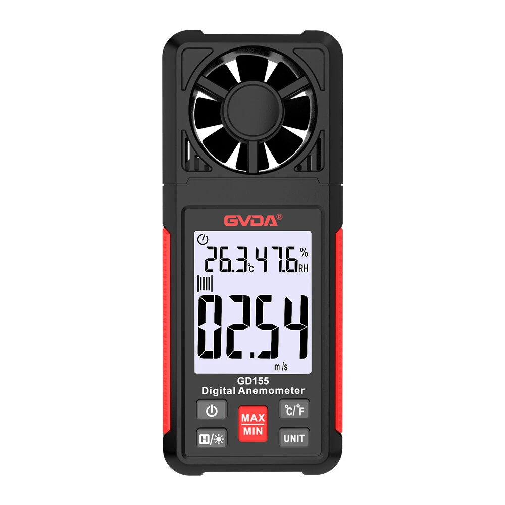 GVDA Digital Wood Moisture Meter - Humidity Tester for Timber & Cement Brick