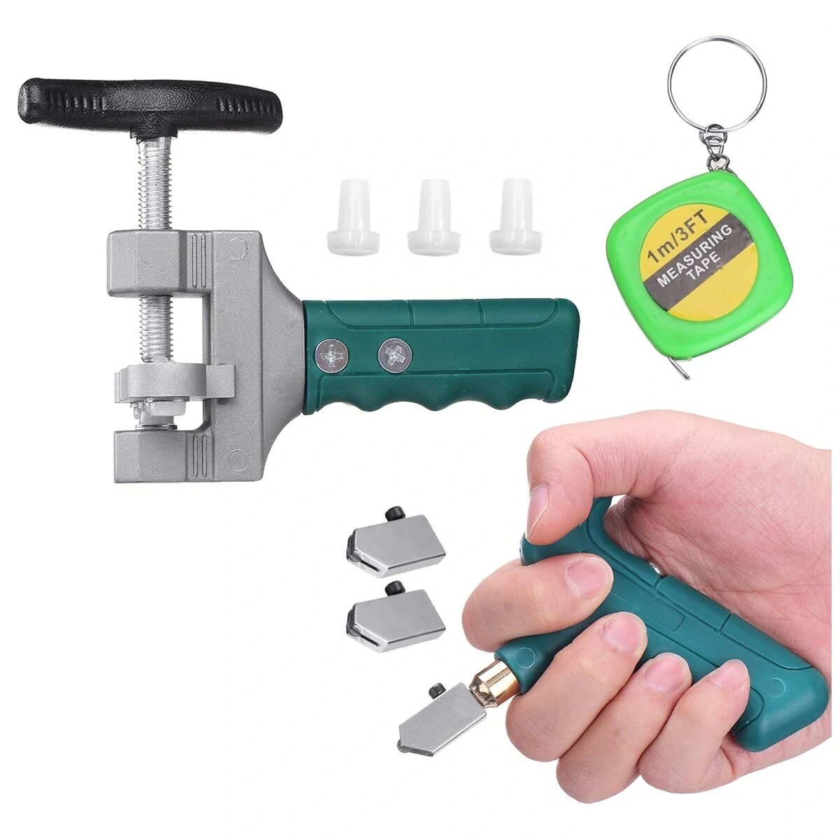 Diamond Glass Cutter - High-Strength Portable Hand Tool for Tile & Home